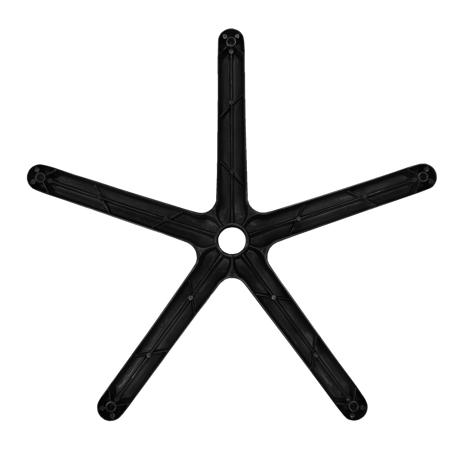 28" Heavy Duty Replacement Aluminum Metal Office Chair /Stool Base Black S4180-2
