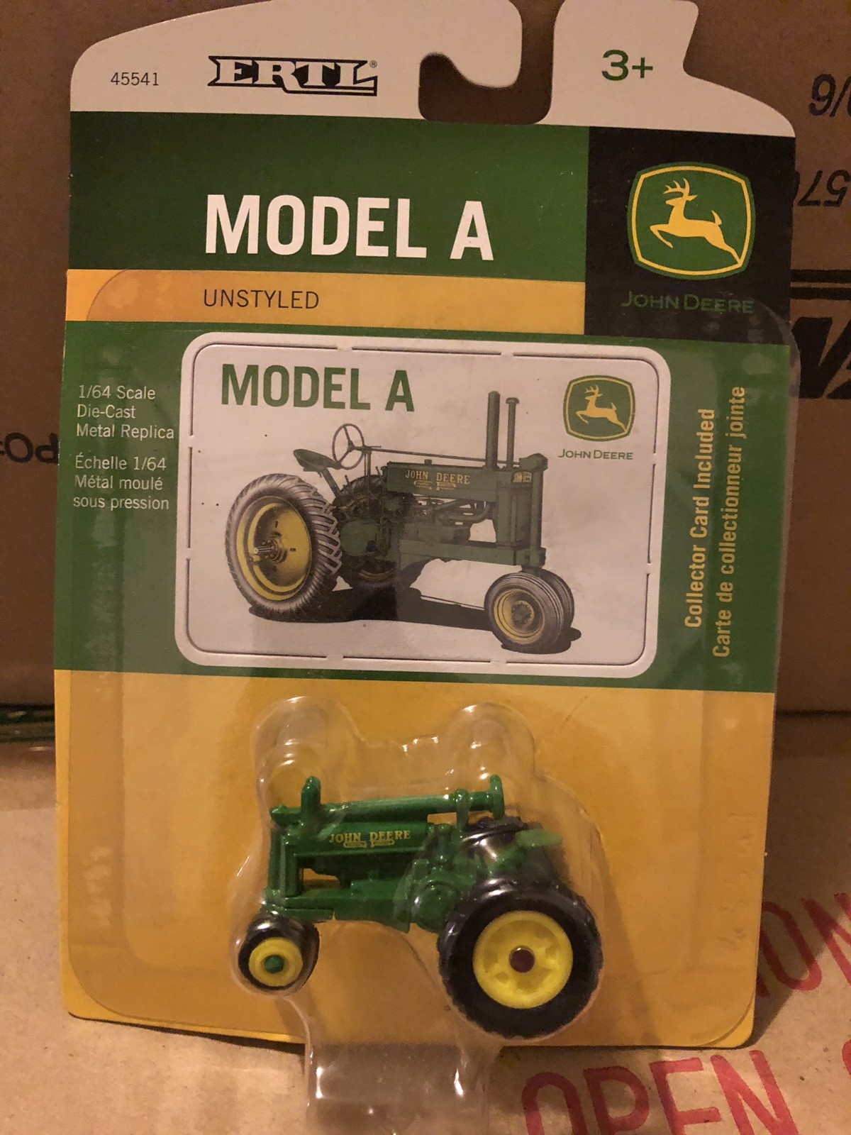 ERTL 1:64 JOHN DEERE Unstyled Model A Tractor
