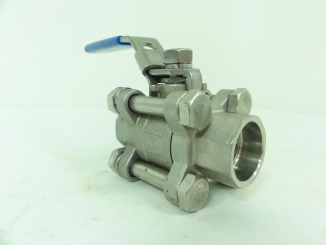 189600 New-No Box; OVC 366FW-N-1/2" Ball Valve; 1/2" Socket Weld; CF8M; 1000WOG