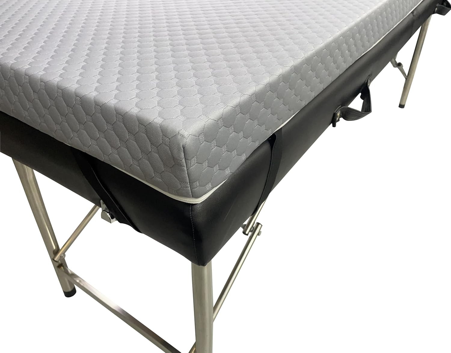 Lash Bed for Salon,Massage Table Pad with Removable Cover,2 Inch Thick Memory Fo