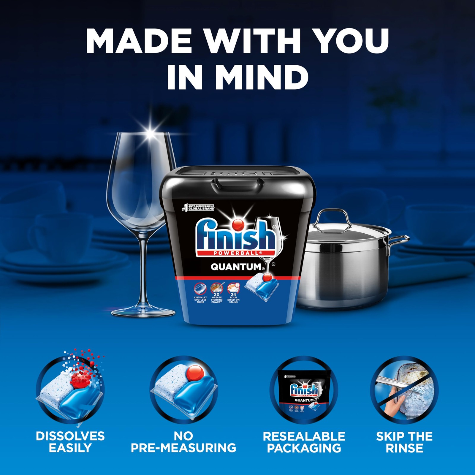 Finish Ultimate Quantum Dishwasher Pods