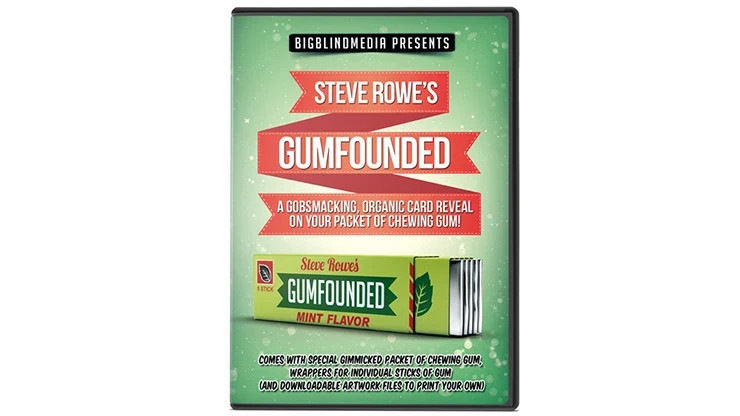 GUMFOUNDED (Online Instructions and Gimmick) by Steve Rowe - Trick