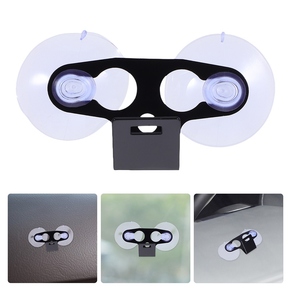 2 Pcs Suction Cup Cradle Mount Windshield Radar Bracket Car Holder Dashboard