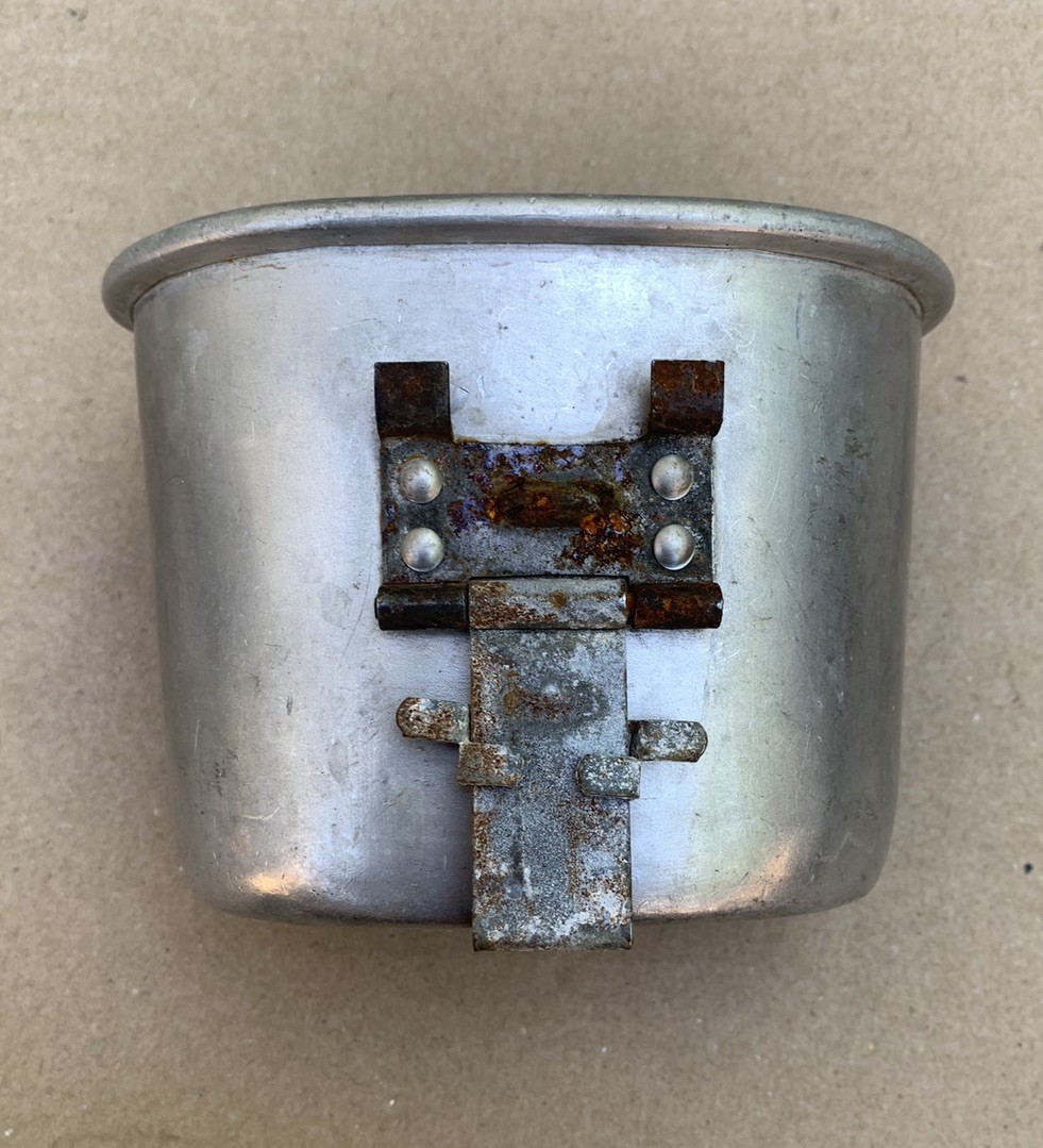 Original WWII US Military Canteen Cup 1945 Dated