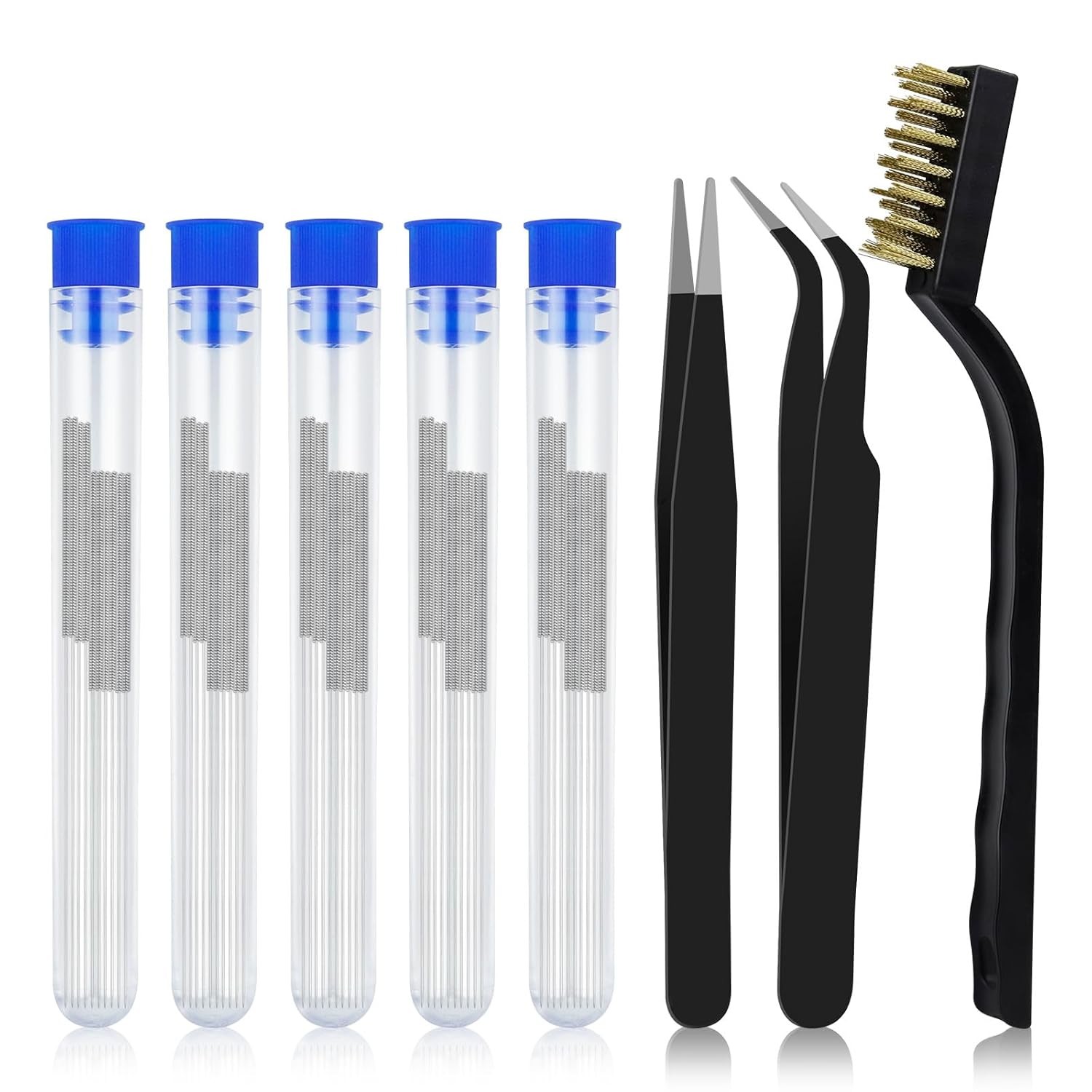 3D Printer Nozzle Cleaning Kit - 50 PCS 0.2/0.25/0.3/0.35/0.4 mm