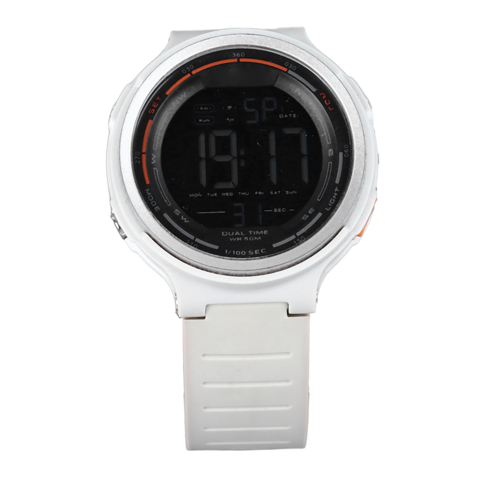 Digital Sports Watch Multifunctional Dual Time LED Luminous Countdown Timer FFW