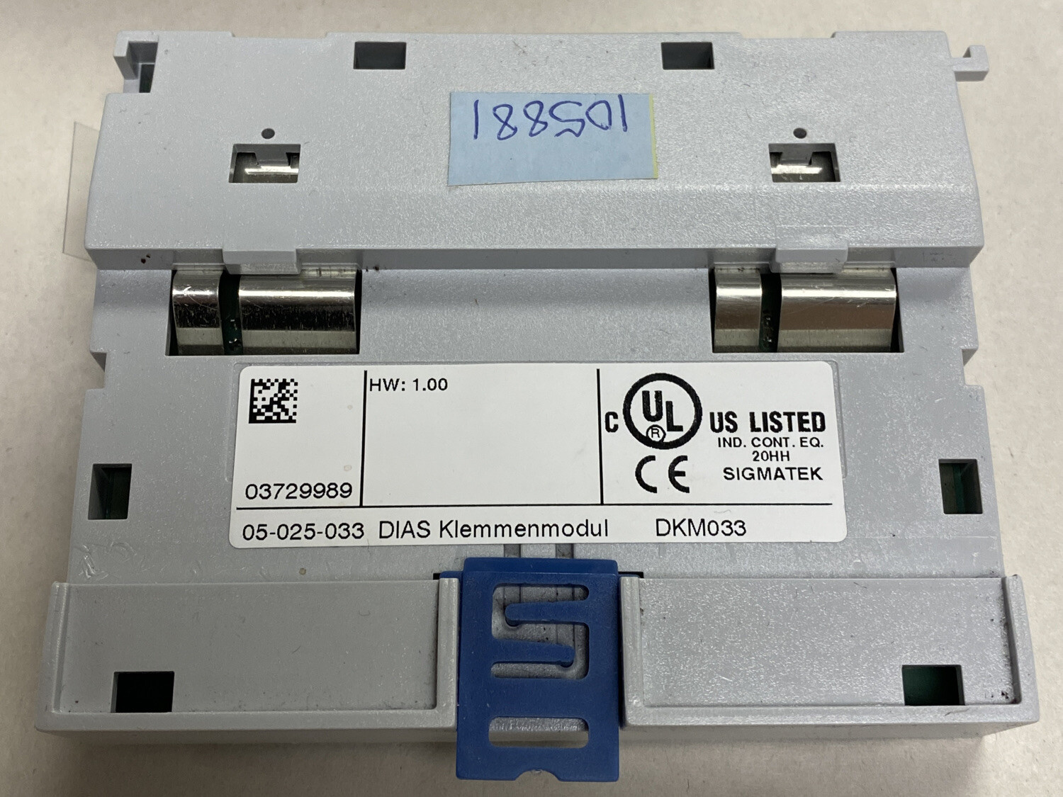Sigmatek,DKM033,PLC Base Module 05-025-033
