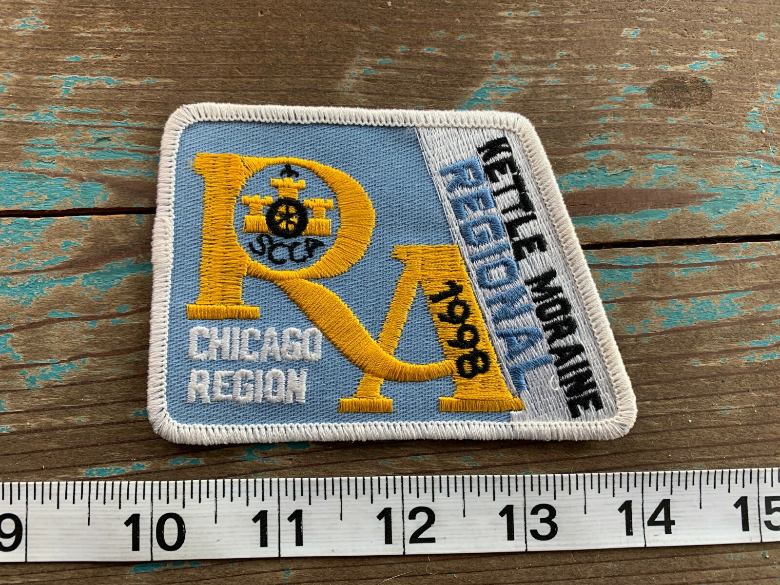 2011 ROAD AMERICA SCCA RACING PATCH CHICAGO REGION PORSCHE BMW IMSA INDY CART GT