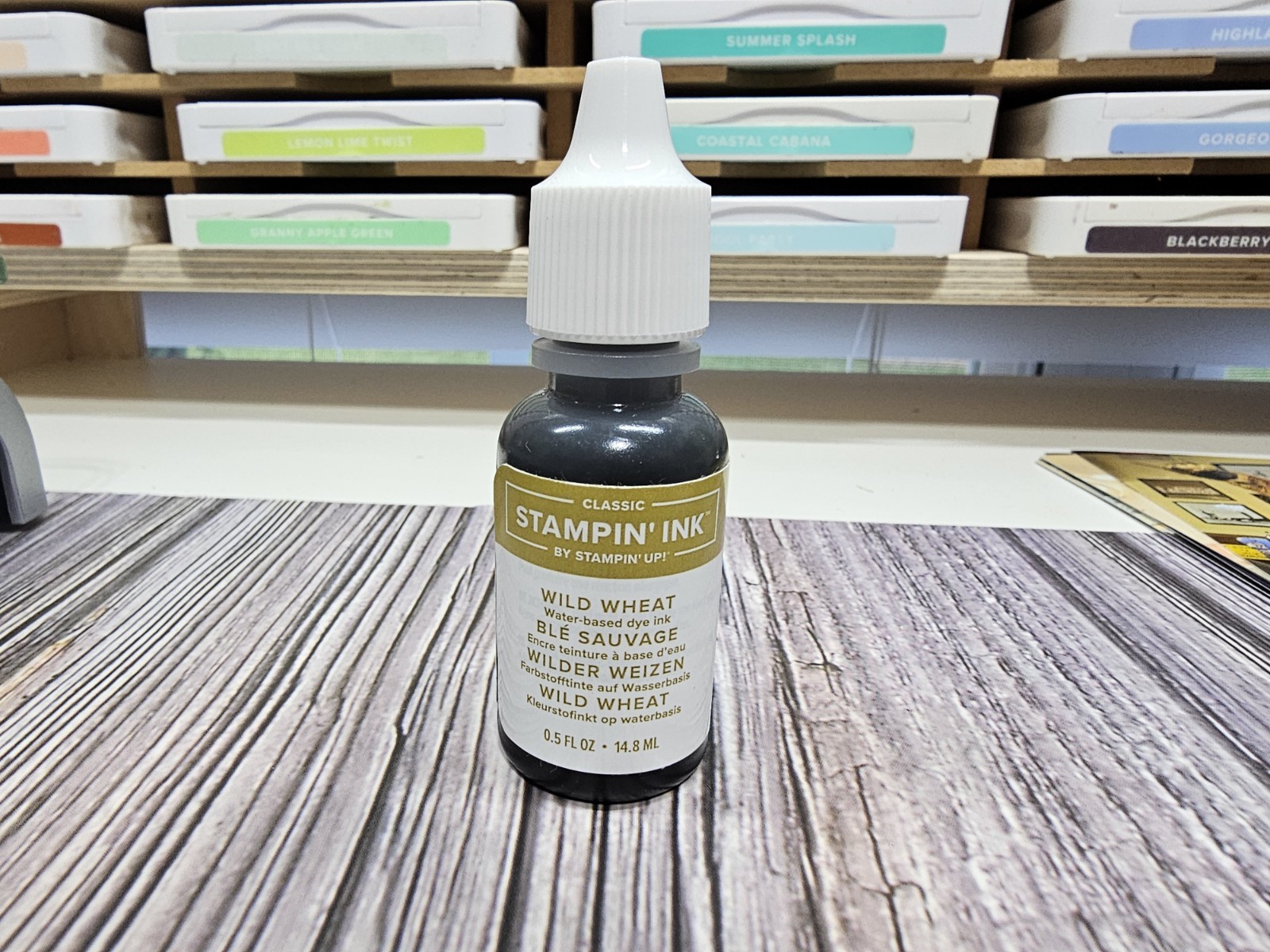 STAMPIN' UP! WILD WHEAT Classic Ink Refill FULL NEVER OPENED