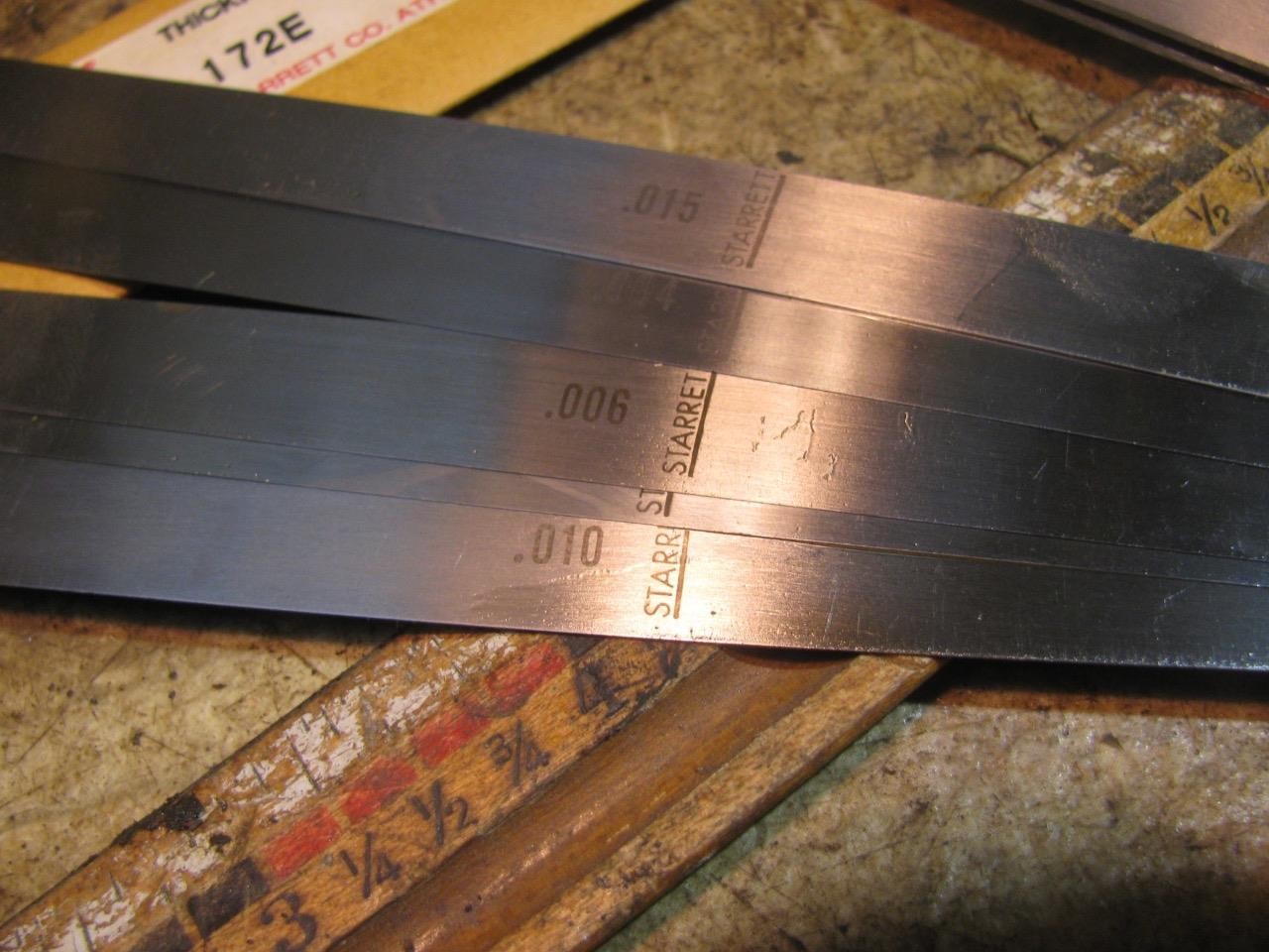 Starrett 172E Extra Long Feeler Thickness Gauge Set