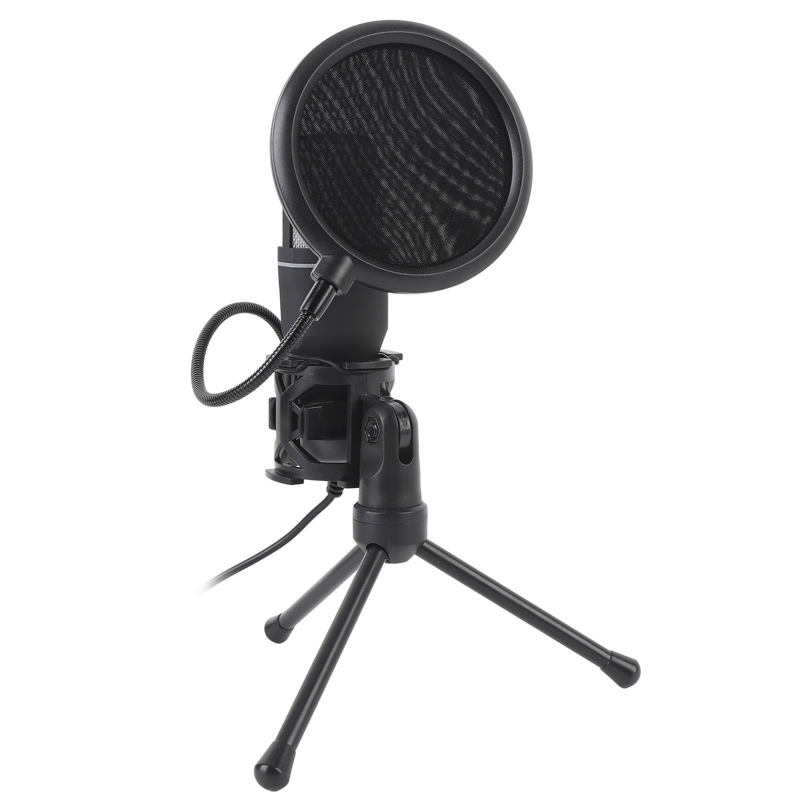 Gaming USB Microphone With RGB Light Desktop Wired Condenser PC Computer Mic