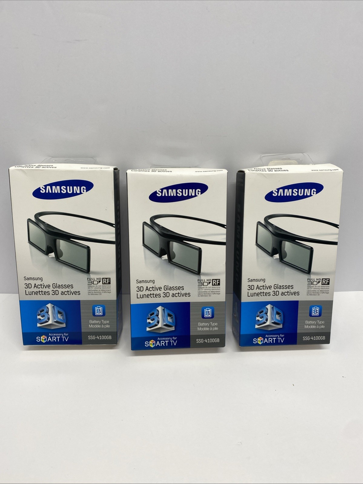 Samsung 3D Active Glasses SSG-4100GB TV Glasses Full HD RF 3 PKS.