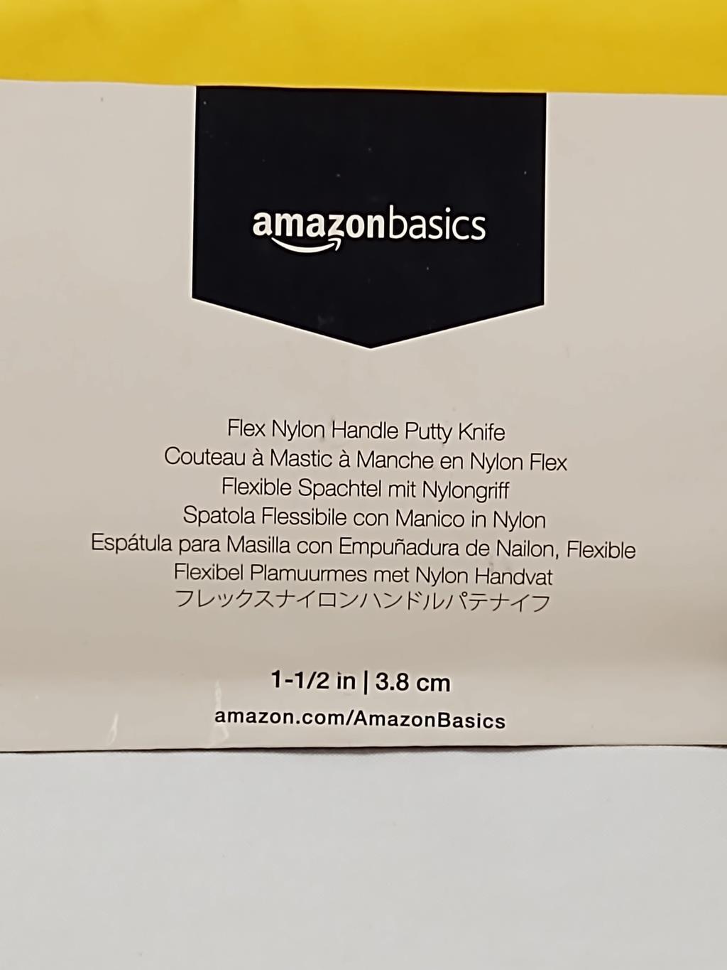 Amazon Basics 1-1/2" Flex Nylon Handle Putty Knife