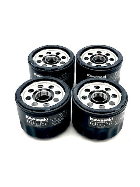 GENUINE OEM KAWASAKI 49065-0736 OIL FILTER; REPLACES 49065-0721 PACK OF 4
