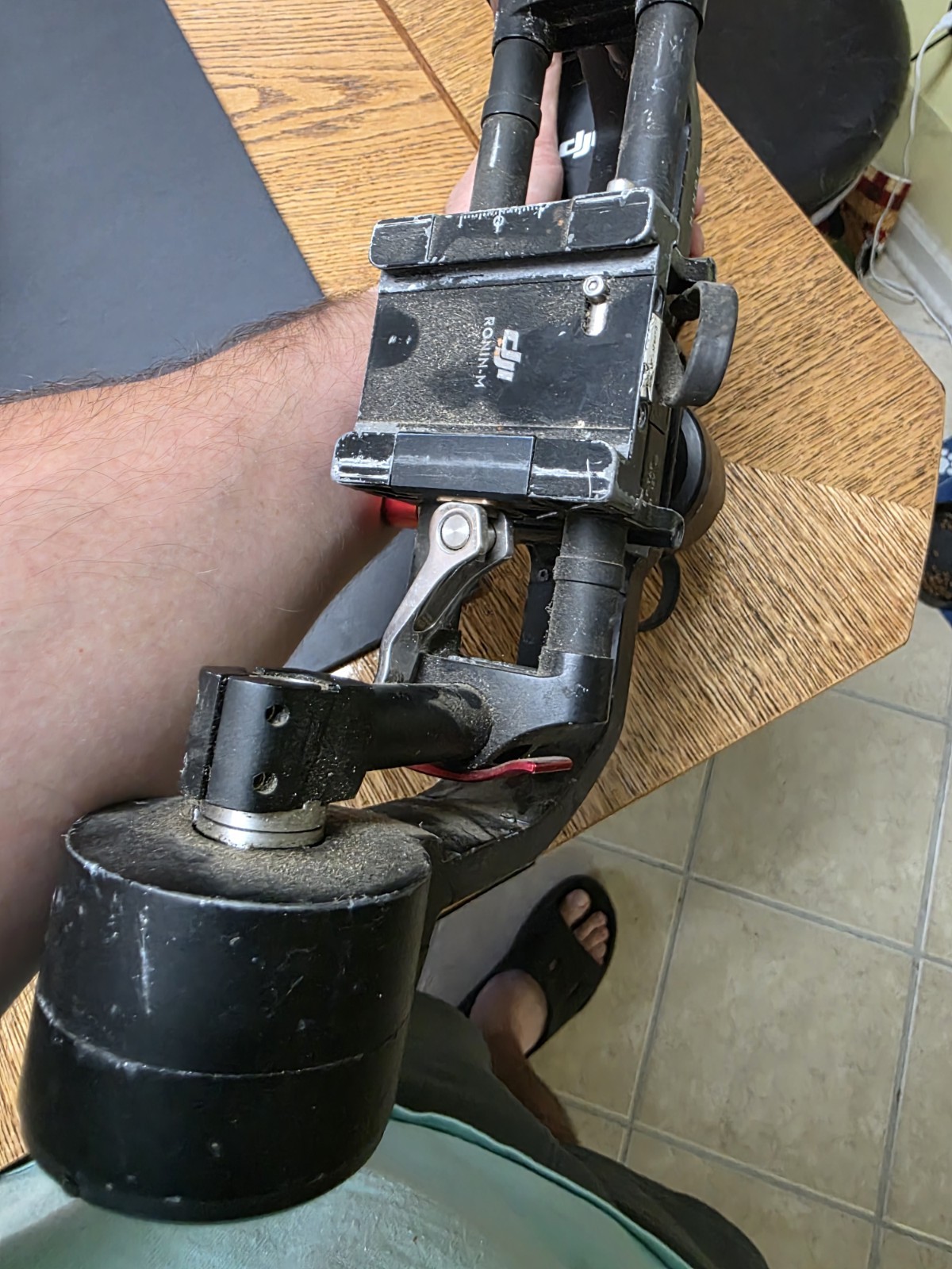 DJI Ronin-MX RM-6 3-Axis Gimbal Stabilizer Handlebar Bundle AS IS UNTESTED