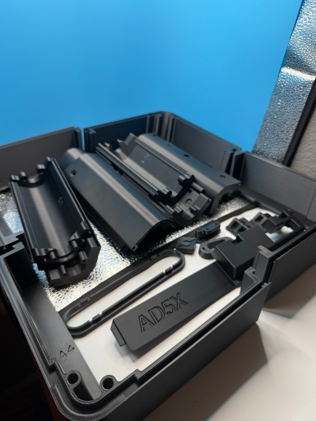 Flashforge ad5x Enclosure Printed Parts - Matte Black PETG