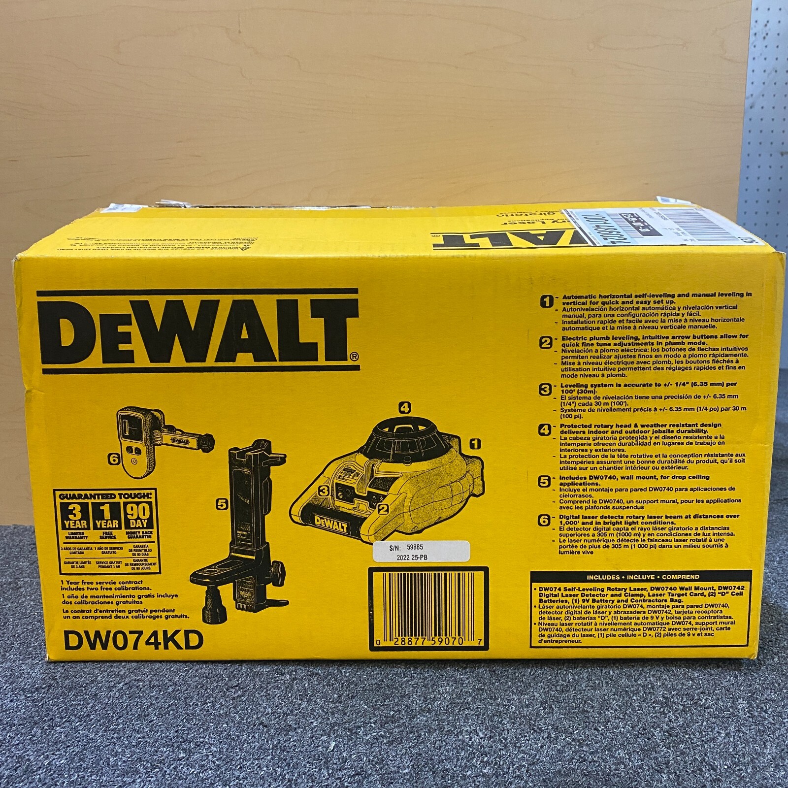 DEWALT Self-Leveling Rotary Laser