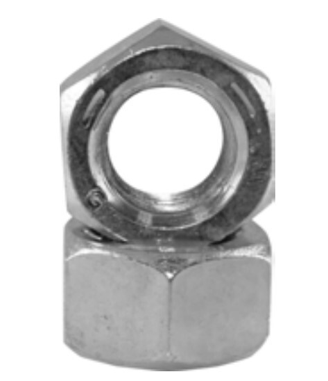 1/4-20 Hex Nuts Grade 5 Zinc CR+3 (QTY:100)