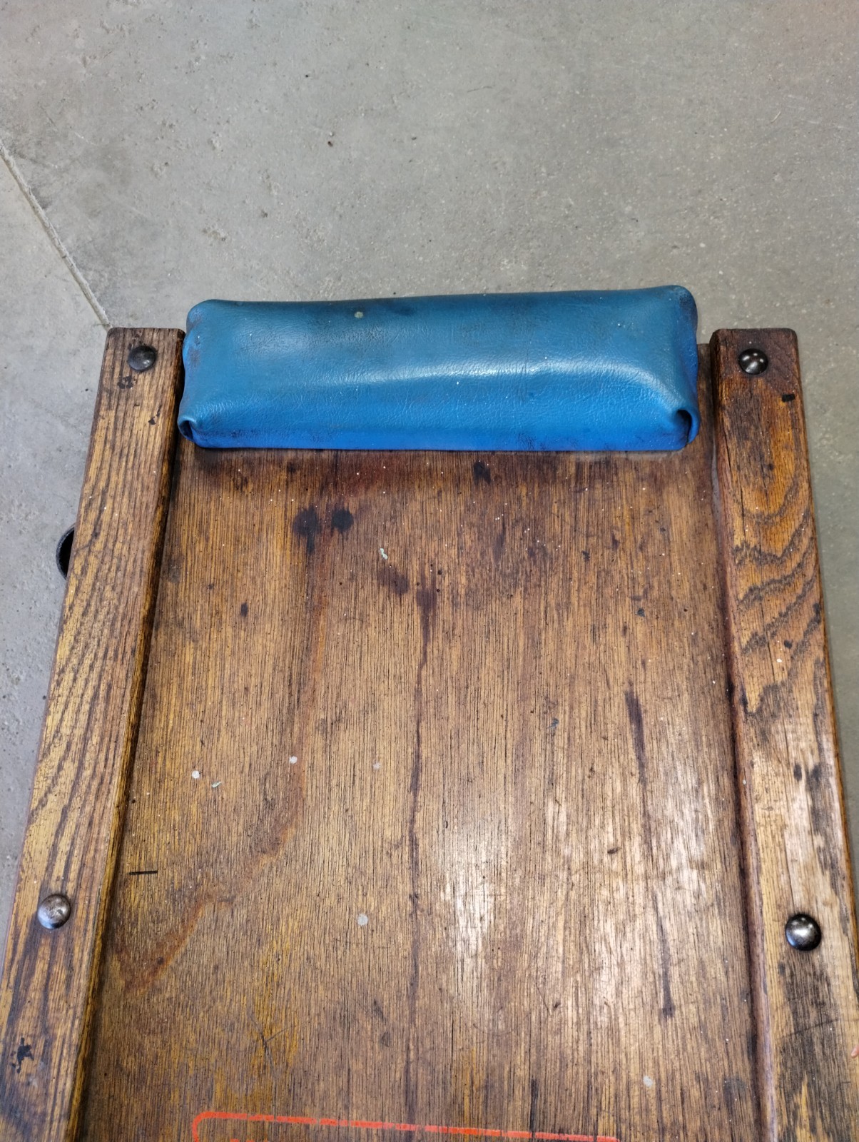 Vintage Western Auto Creeper, Blue Headrest, VGUC, Solid, Best Offer Open