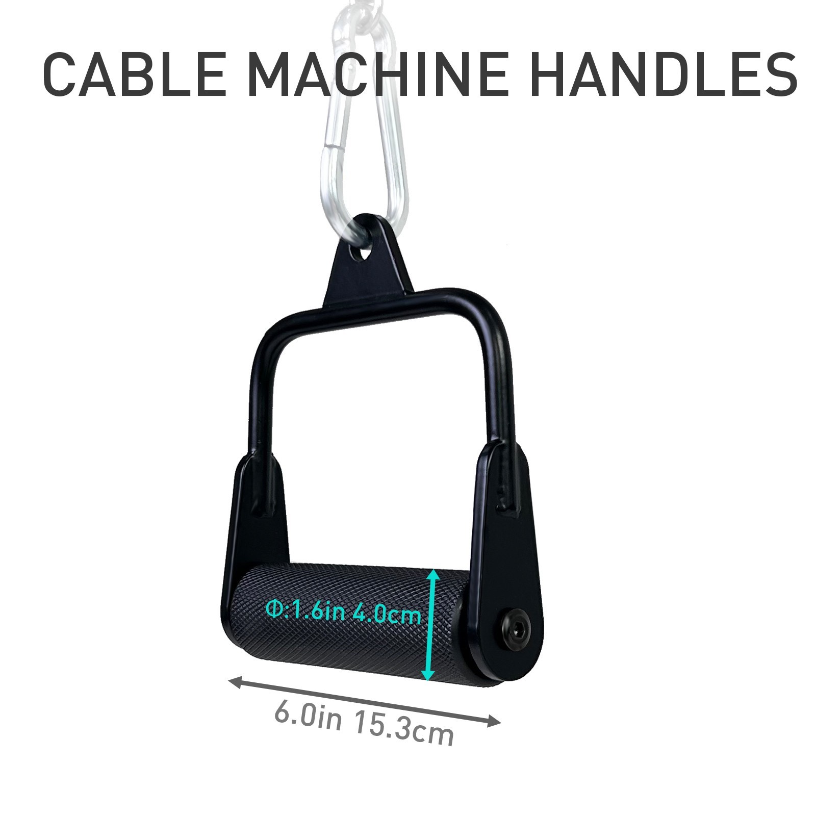 Arm Wrestling Handles Thick Armwresting Training Equipment LAT Pulldown D Handle
