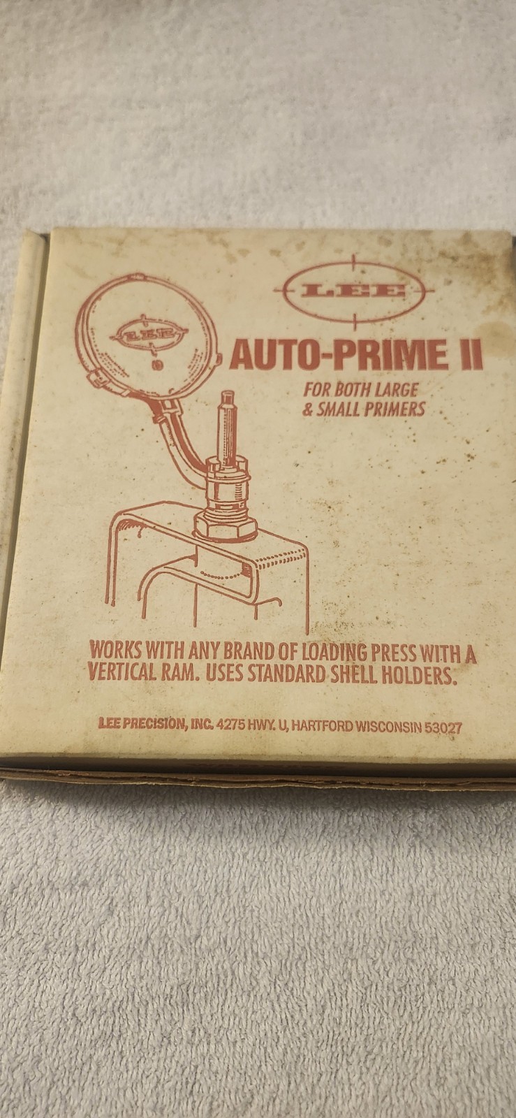 LEE Auto Prime Priming Tool Vintage for Reloading
