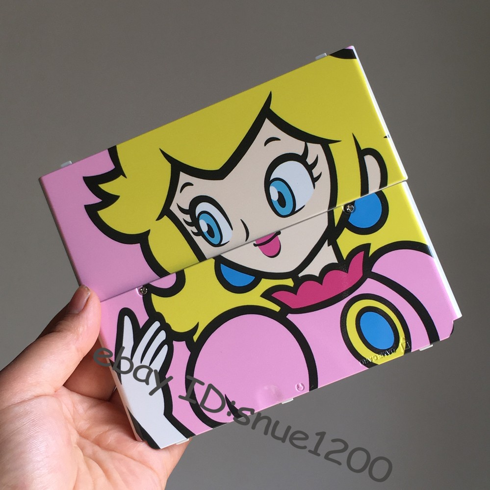 Custom Nintendo New 3DS Replacement Top Bottom Shell - Princess Peach Design Hot