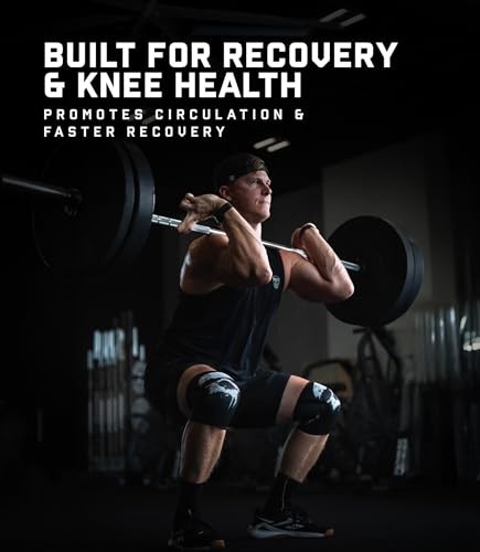 5MM Knee Sleeves for Weightlifting, Squats, Powerlifting, and Medium Dread