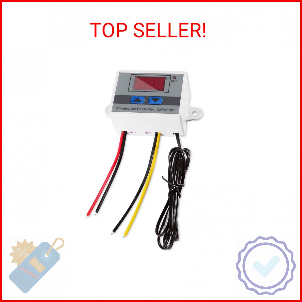 Digital LED Temperature Controller Module, XH-W3001 Thermostat Switch with Water