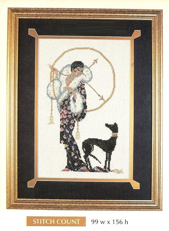 ELEGANT LADY    CROSS STITCH PATTERN ONLY   HM - RUS