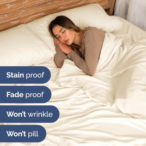 Extra Deep King Sheet Set - 6 Piece Breathable & Cooling Sheets