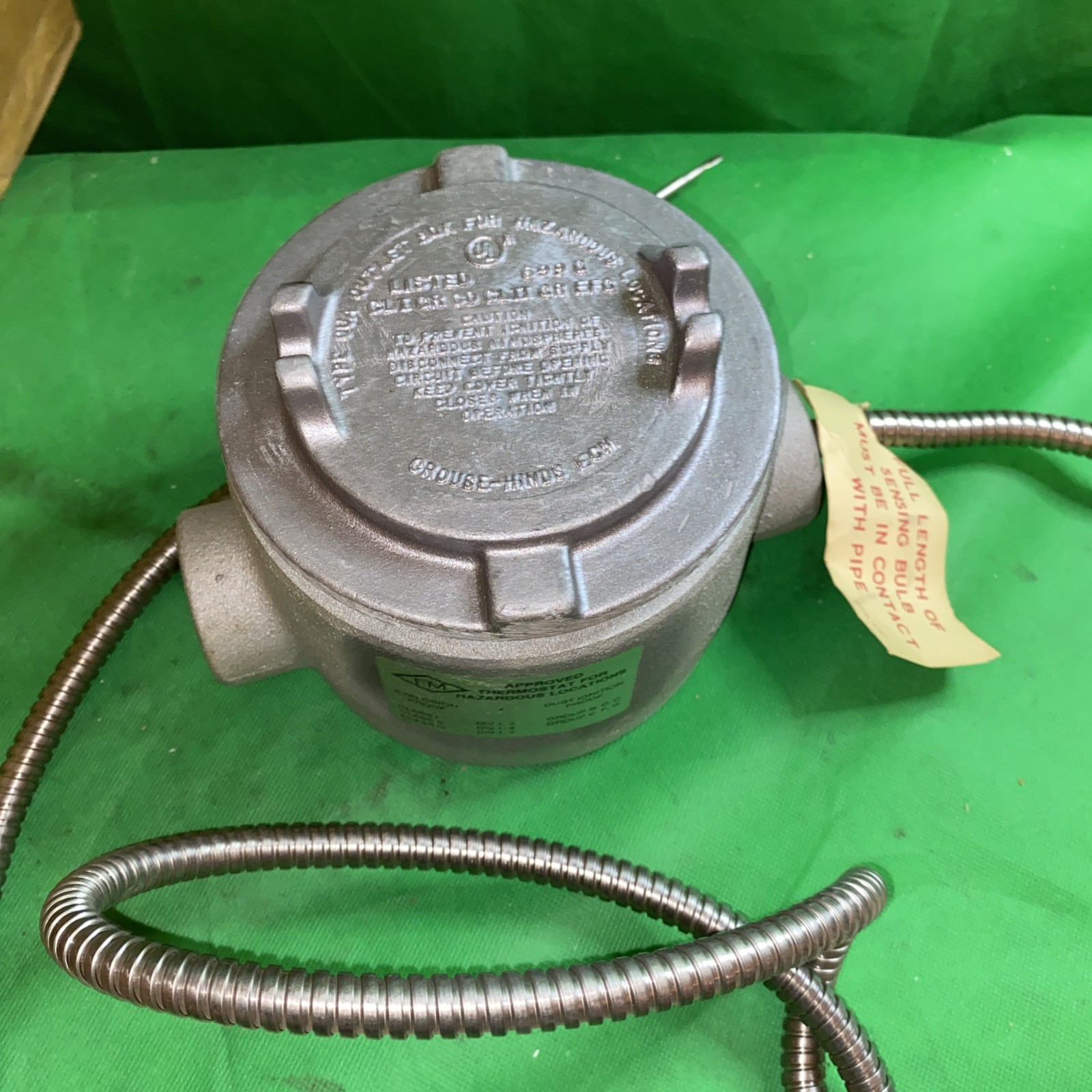 THERMON Thermostat Temperature Control In Explosion Proof Box