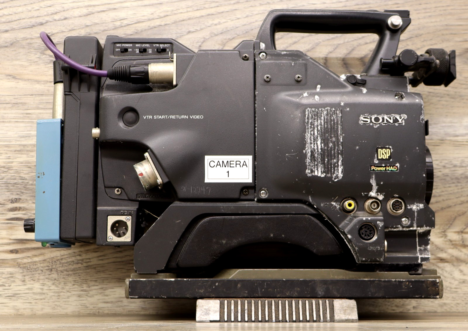 Sony Vintage Pro Camera CA-537 Adapter UNTESTED NO LENS