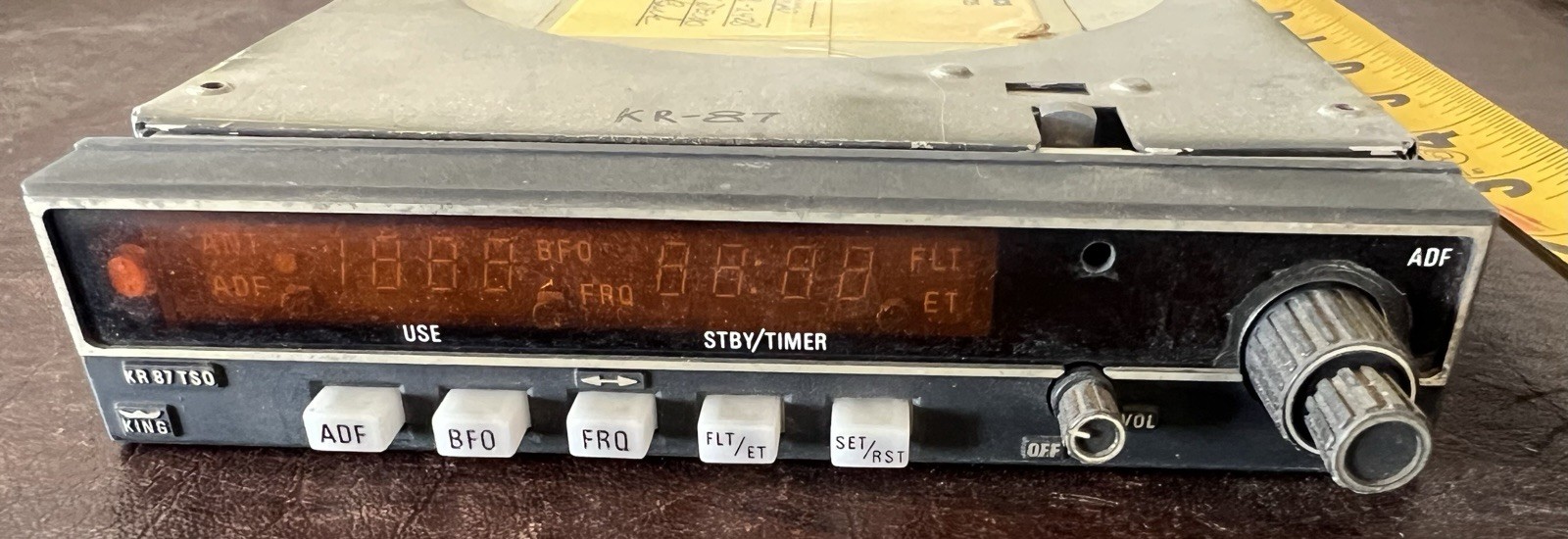 Vintage King KR-87 ADF Receiver Aircraft Avionics For Parts/Repair