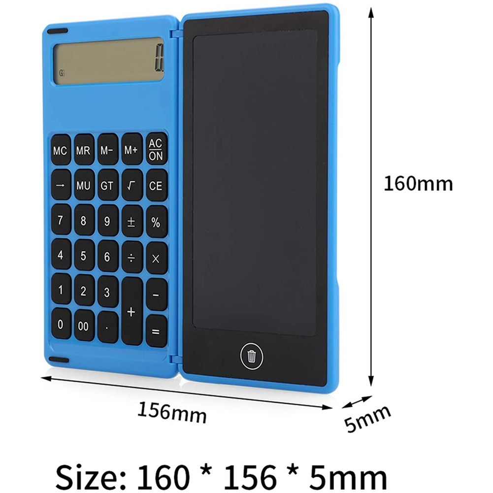 Calculator Notepad 6 Inch LCD Writing Tablet Digital Drawing Pad with2748