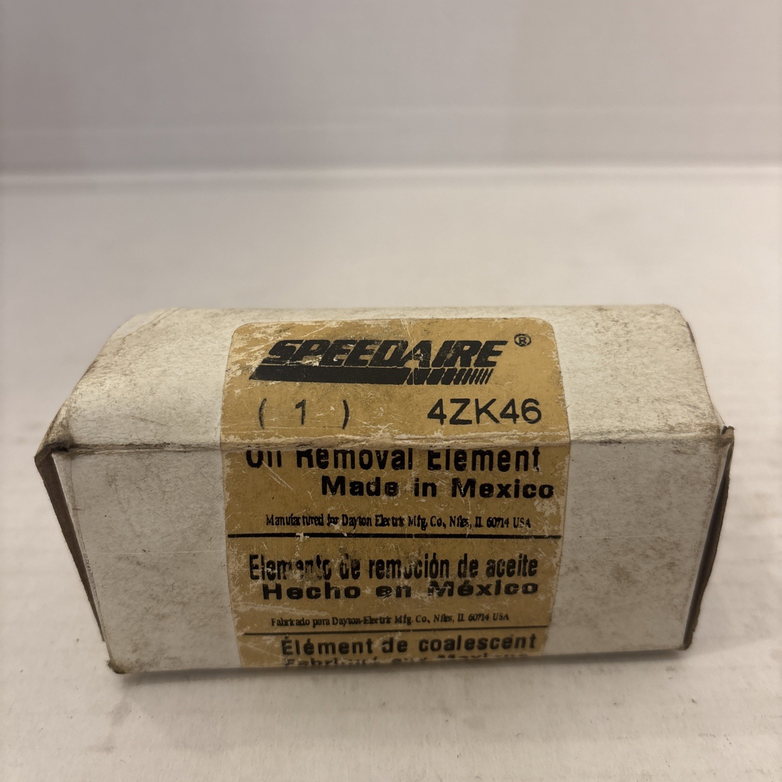 Speedaire Oil Removal Element 4ZK46