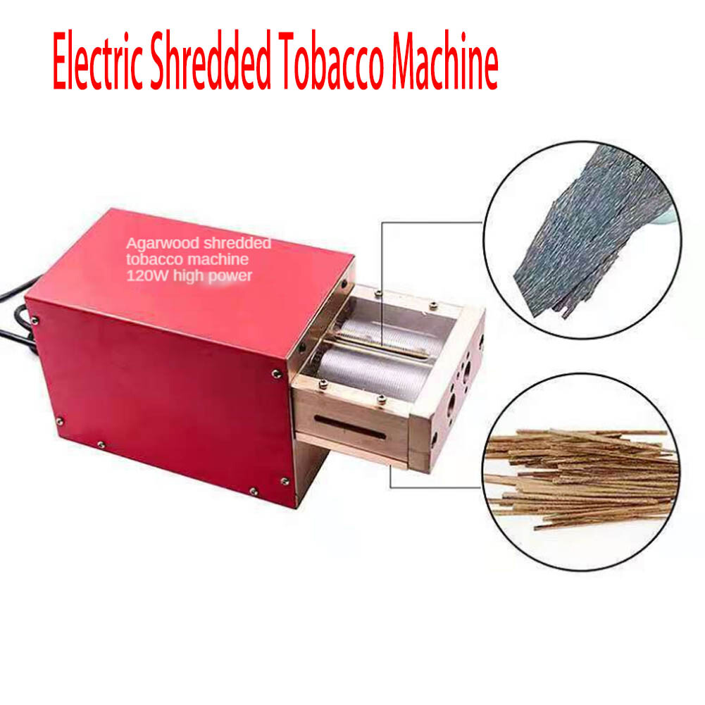 Electric Cutter Tobacco Cutting Shredding Machine Cigarette Shredder 110V
