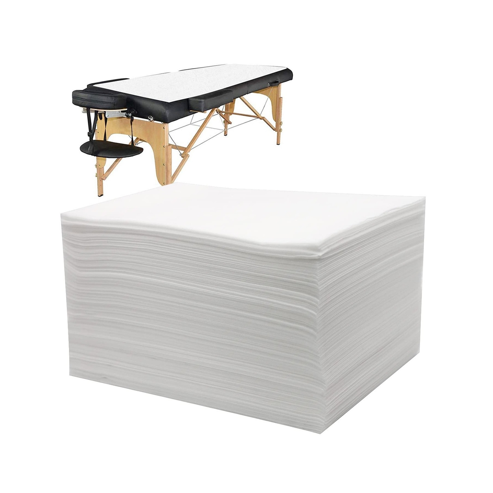 Bozikey 100PCS Massage Table Sheets, Disposable Bed Sheets for Massage Table,...