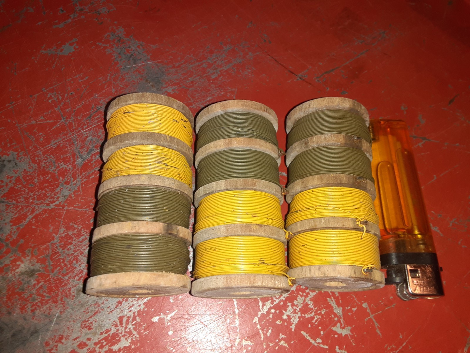 Original Vietnam Era Trip Snare Wire Spool 160 Ft US Claymore Survival lot of 3