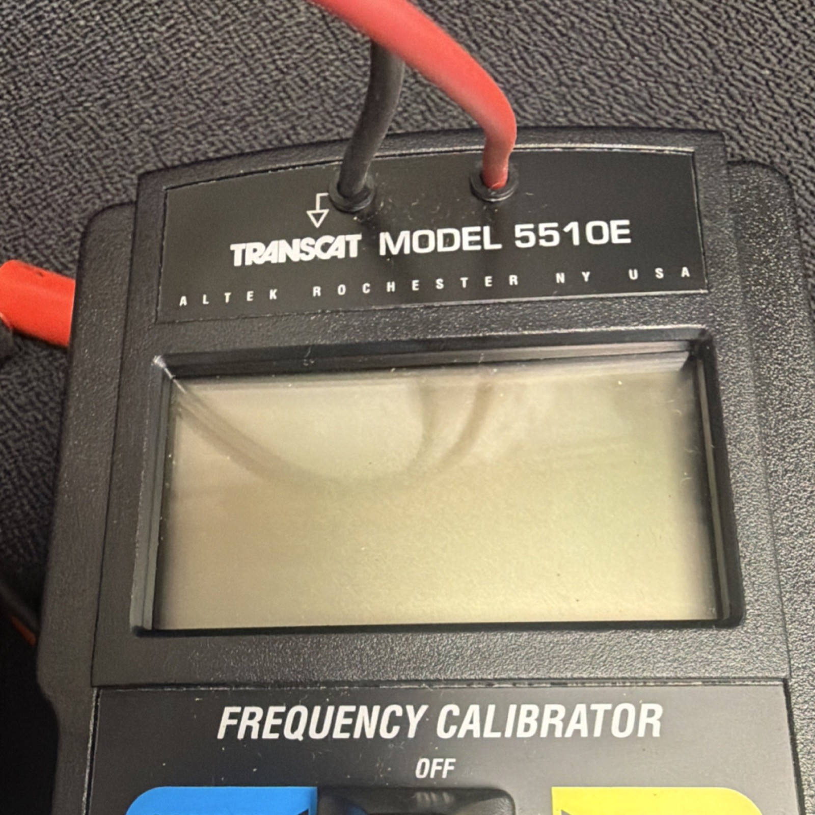 Transcat 5510E Frequency Calibrator with ALTEK Carrying Case