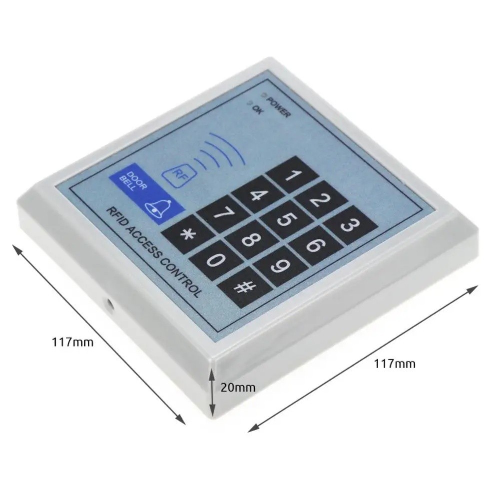 Password Card Induction Door Lock Control Machine with Easy Screw Installation