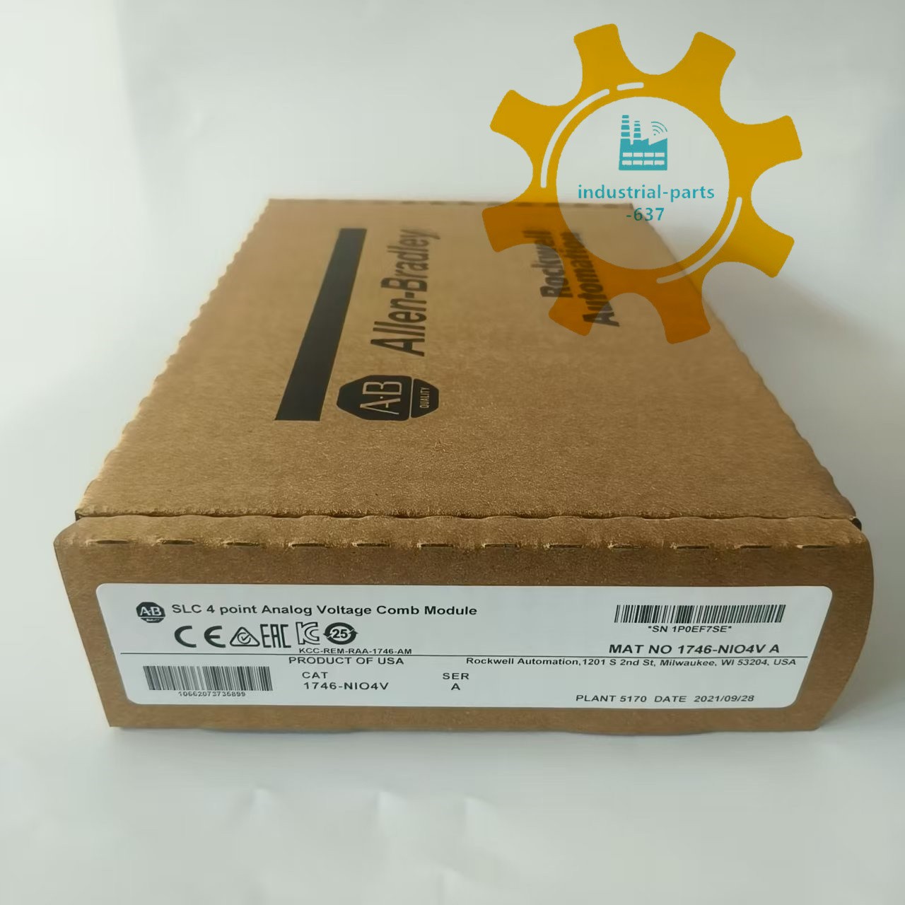 New Factory Sealed AB 1746-NIO4V /A Analog Combination I/O Module PLC 1746-NI04V