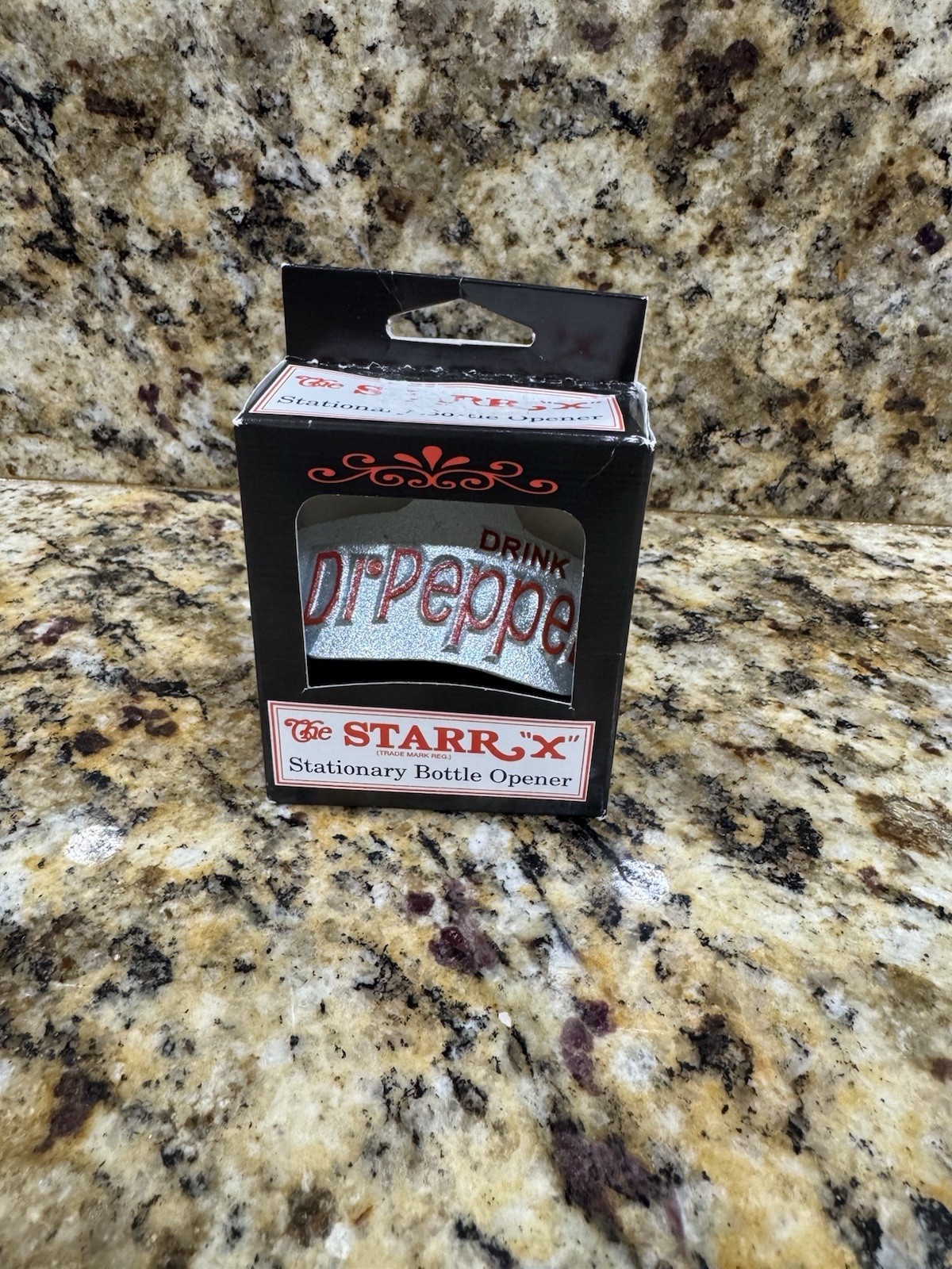 Dr Pepper Starr x Stationary Wall Mount Bottle Opener New In Box Soda