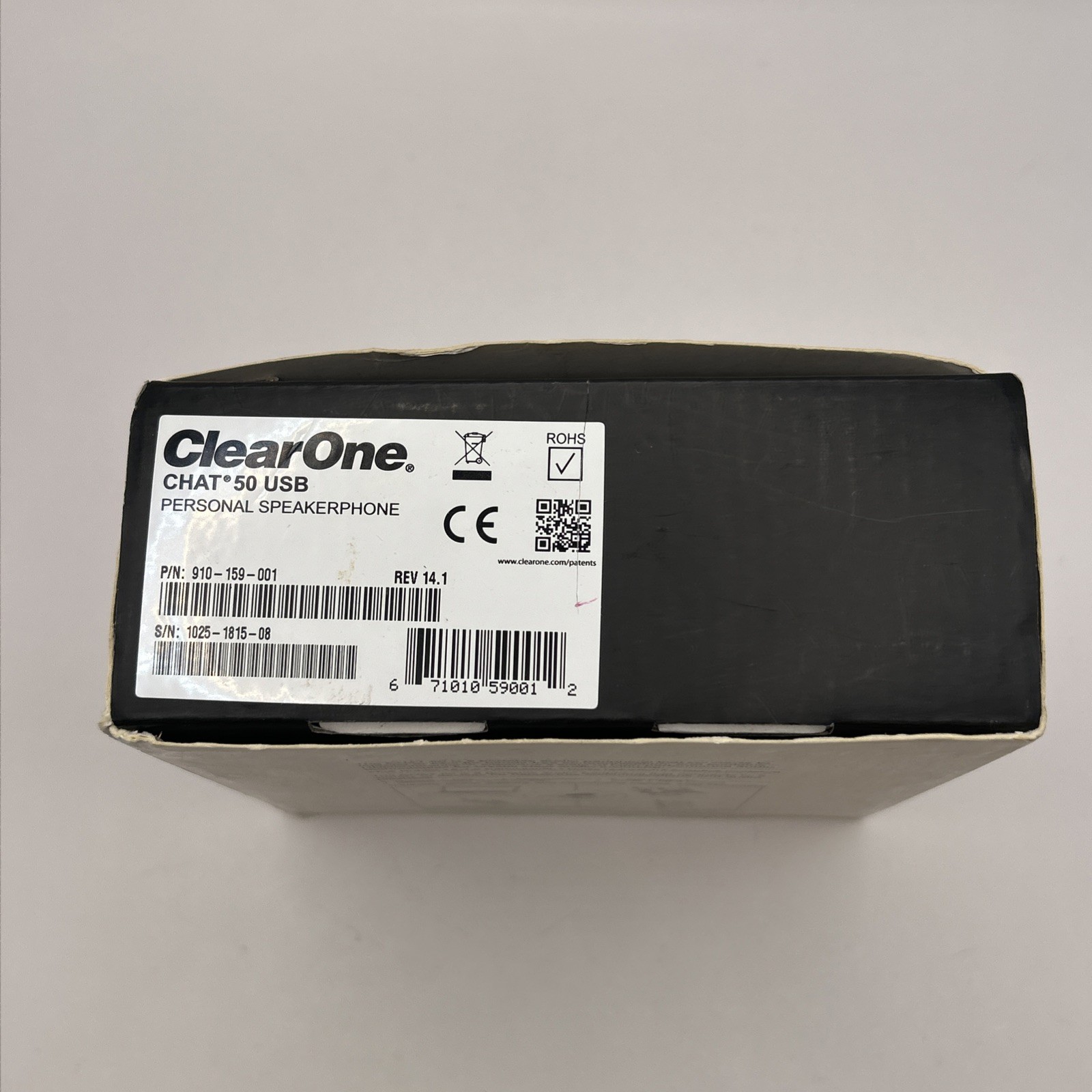 ClearOne Chat 50 USB Personal Speakerphone 910-159-001 Open box