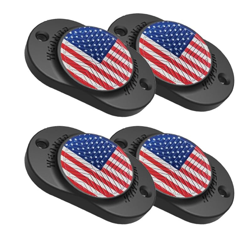 WEDNBR Magnetic Gun Holder Rubber Coated 35Lbs Gun Magnet Mount for Car, Truck,