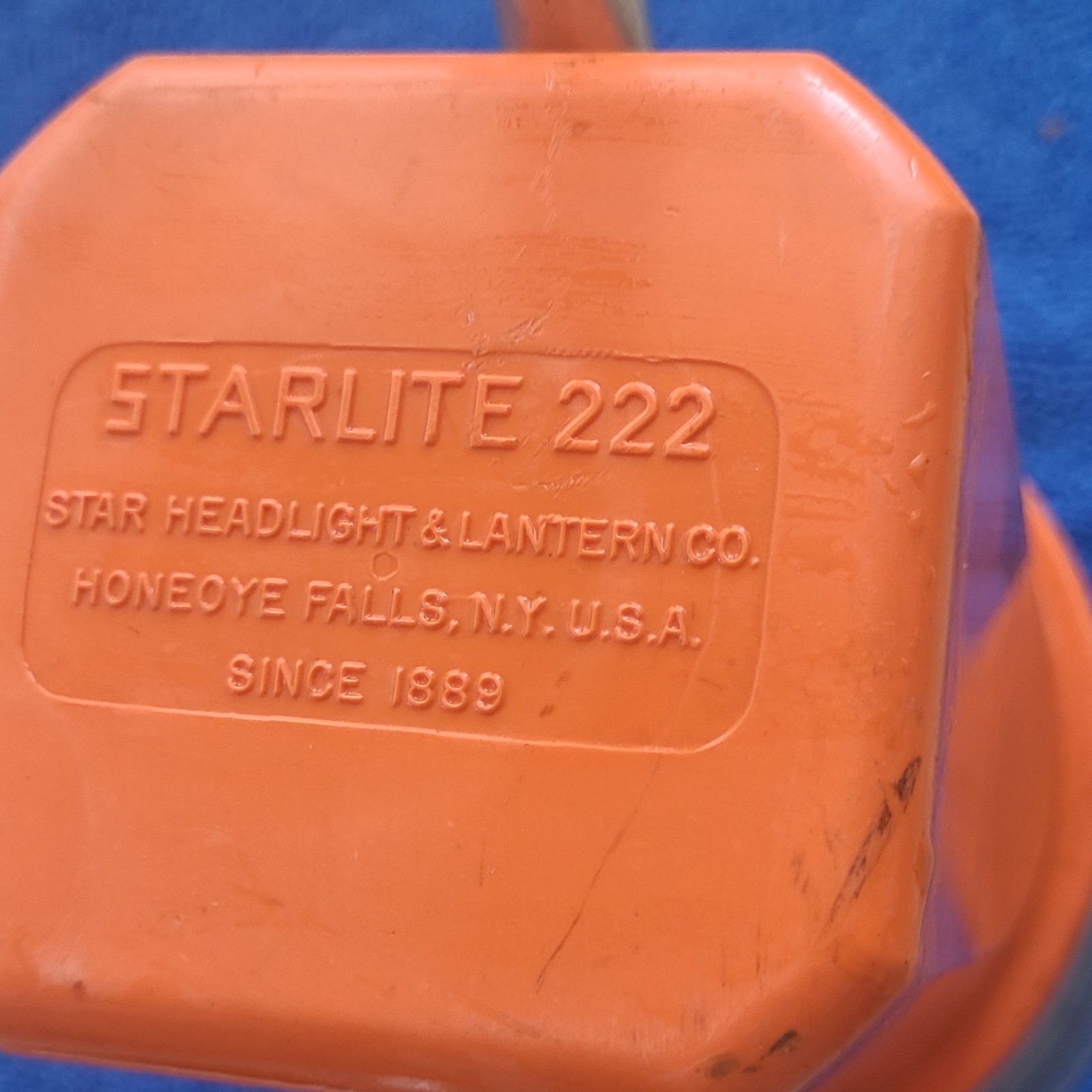 Starlite 222 Battery Handheld Lantern Plastic Orange