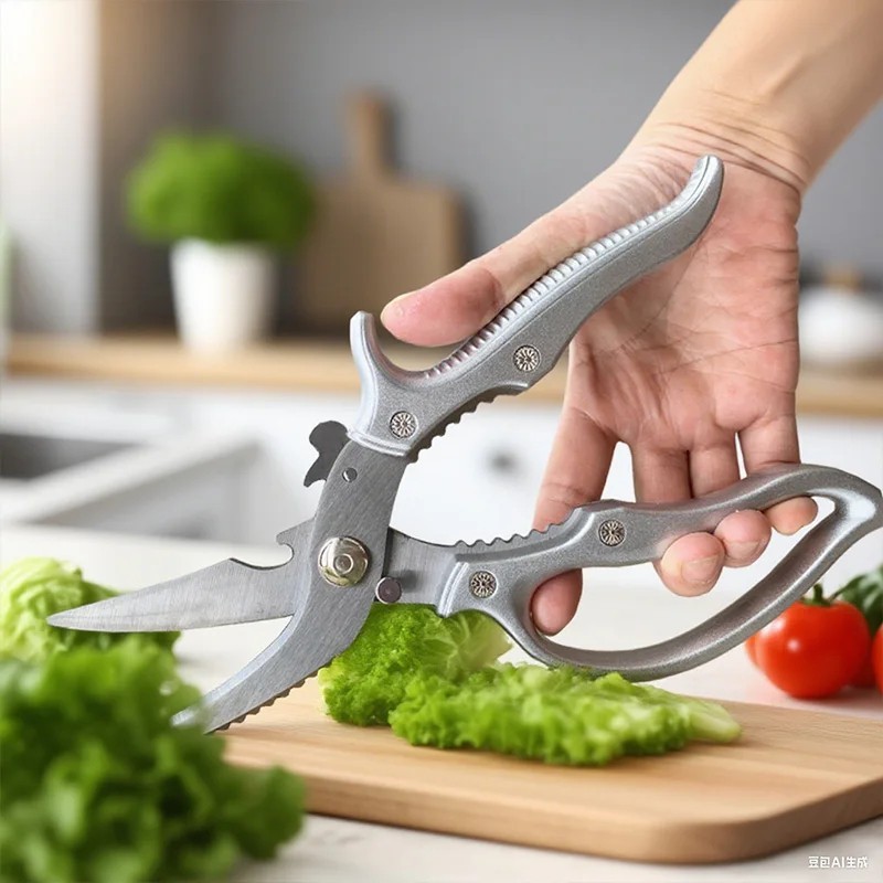 Kitchen Scissors Heavy Duty Chicken Bone Cutter Bottle Opener Meat Shears