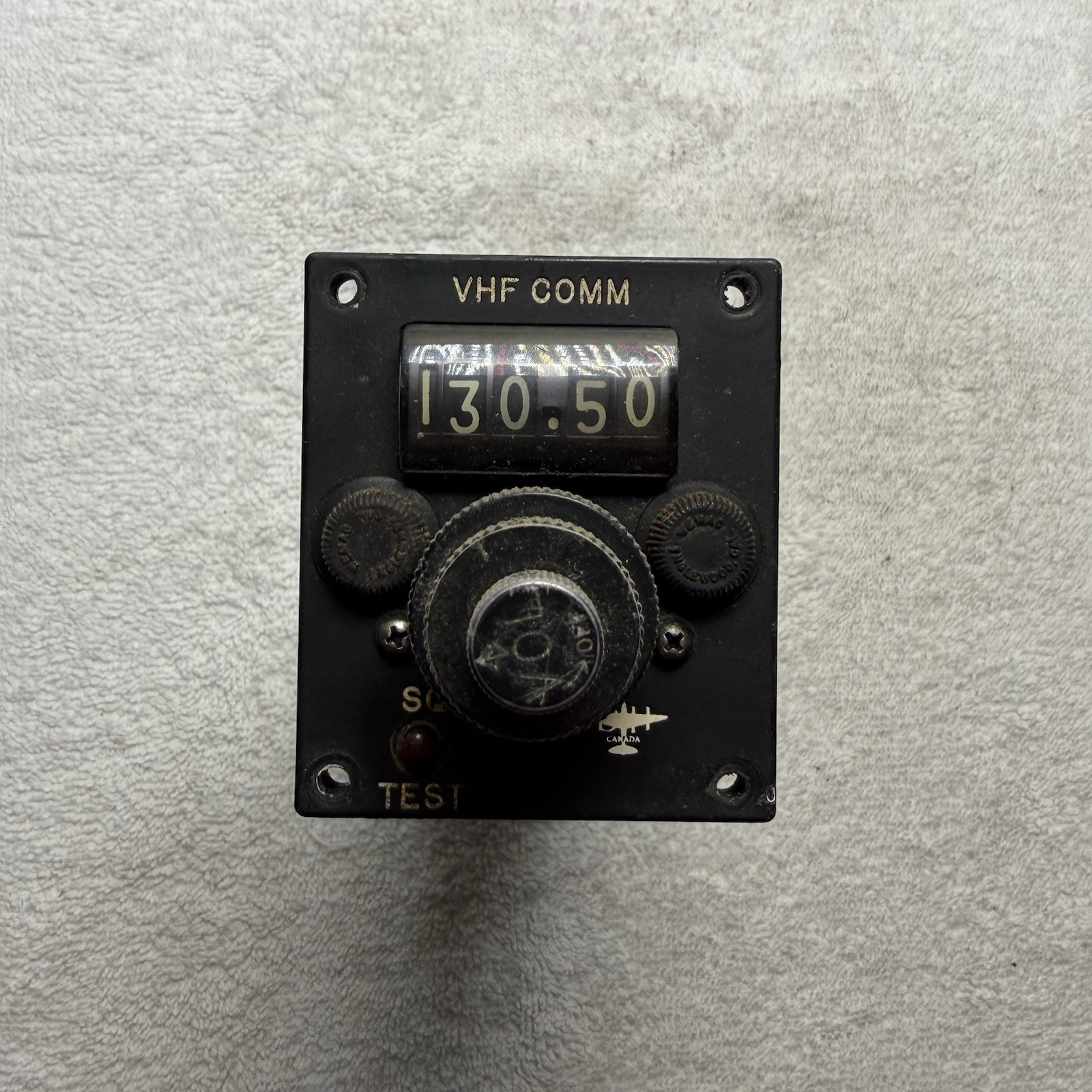 DHC de Havilland Canada VC240 VHF Communications Control Head Unit Serviceable
