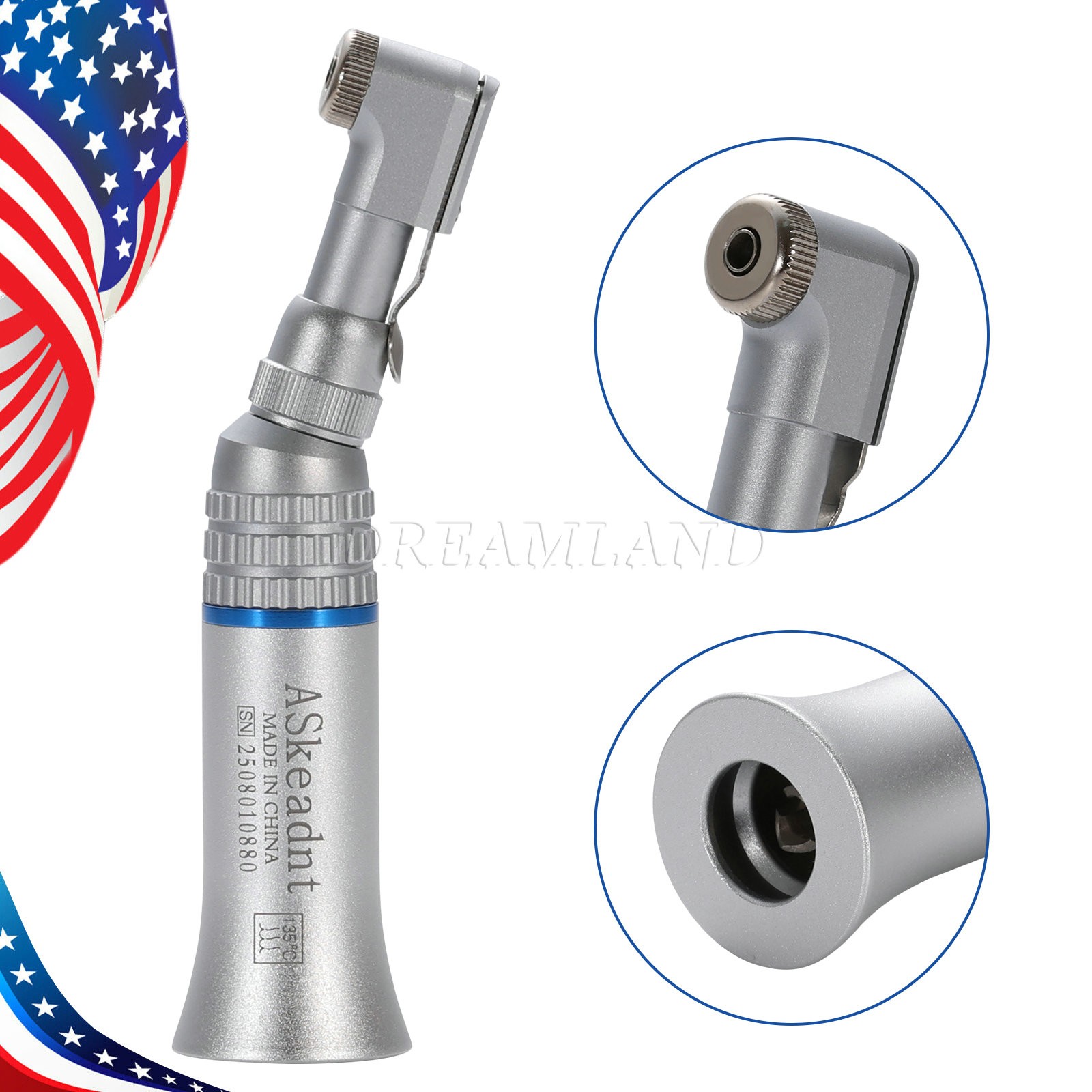 NSK Style Dental Slow Low Speed Handpiece Contra Angle E-TYPE ASKEADNT