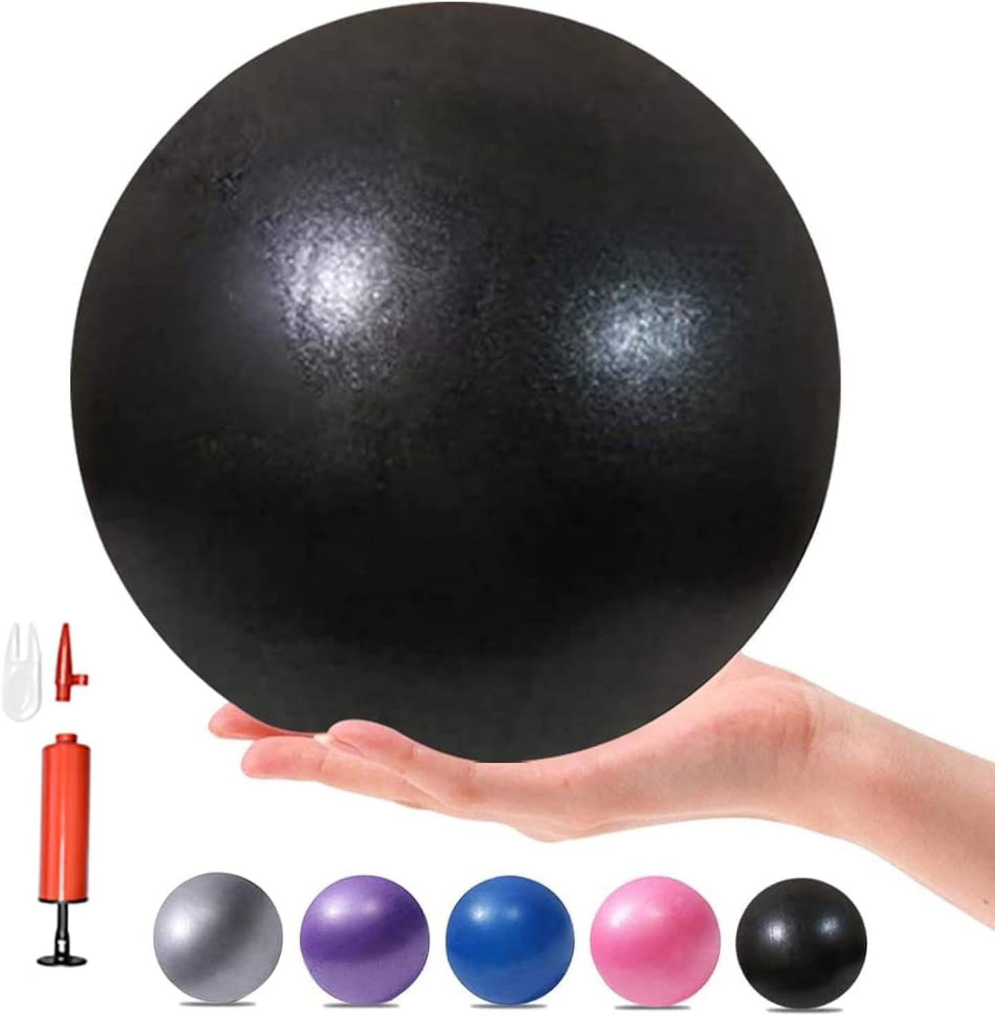 6 Inch Exercise Pilates Mini Yoga Balls Barre for Home Stability Squishy Trainin