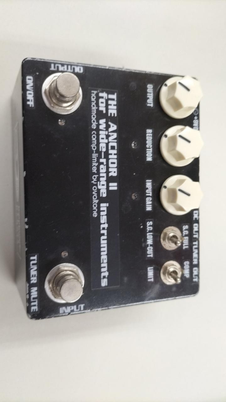 OVALTONE The Anchor II Compressor Guitar Effect Pedal Used